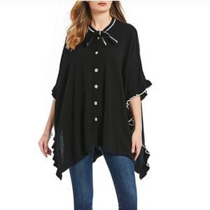 Draper James Cashmere Blend Ruffle Tunic M/L